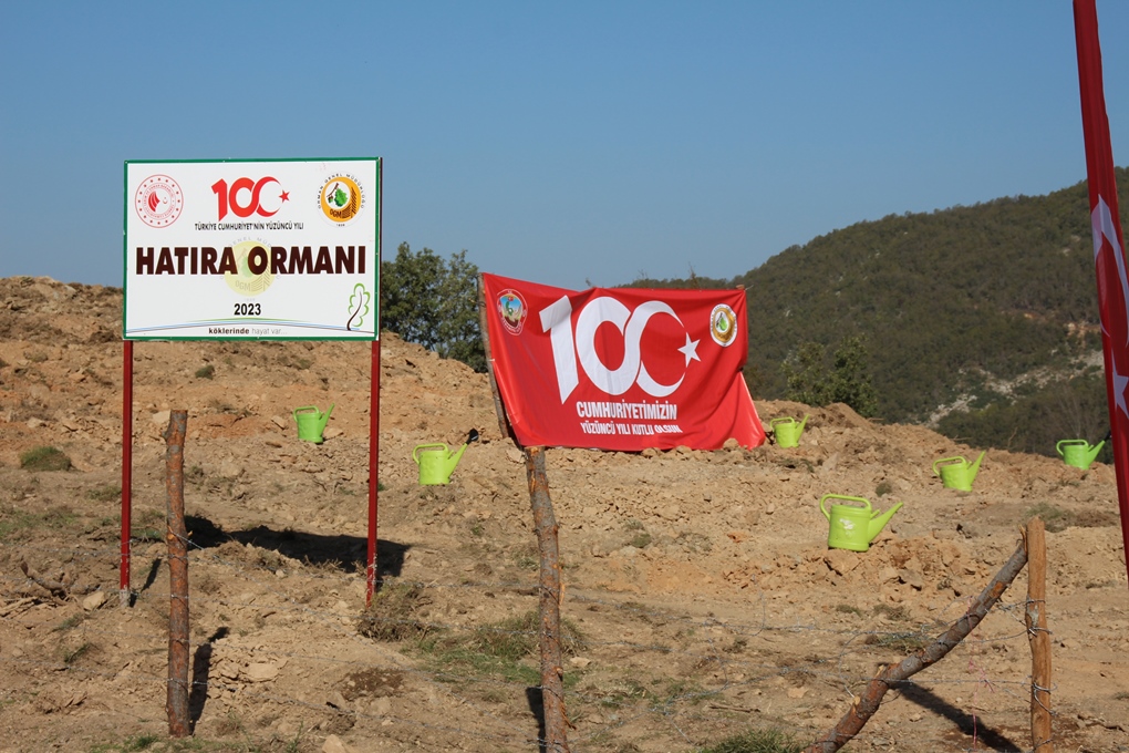 Cumhuriyetimizin 100. Yılında Dumanlı Yaylası Kavlak Mevkiinde Ormanlık Alana 200 Fidan dikimi Gerçekleştirildi.